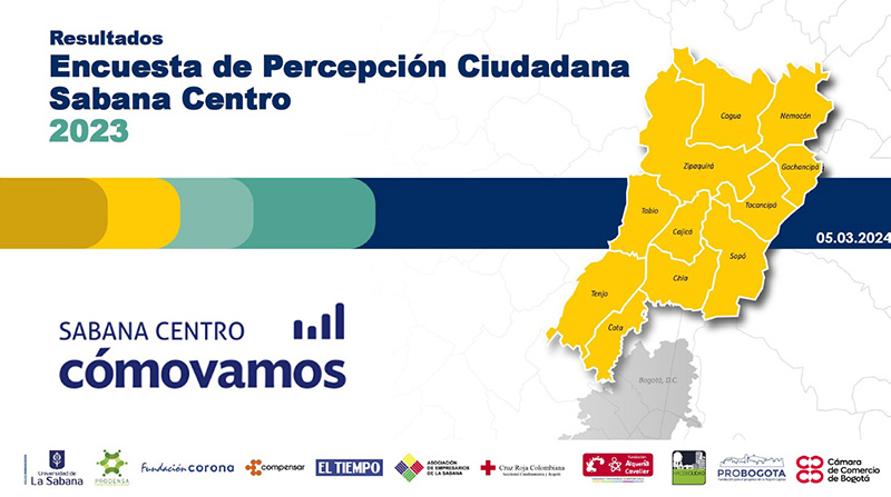 Encuesta Percepción Ciudadana Sabana Centro Cómo Vamos 2023